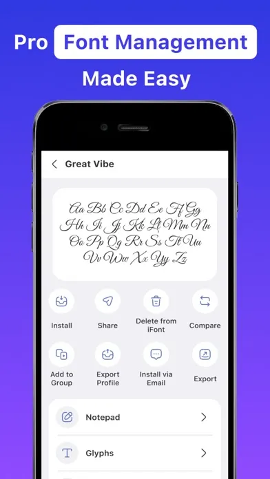 Fonts - Find, install any font स्क्रीनशॉट