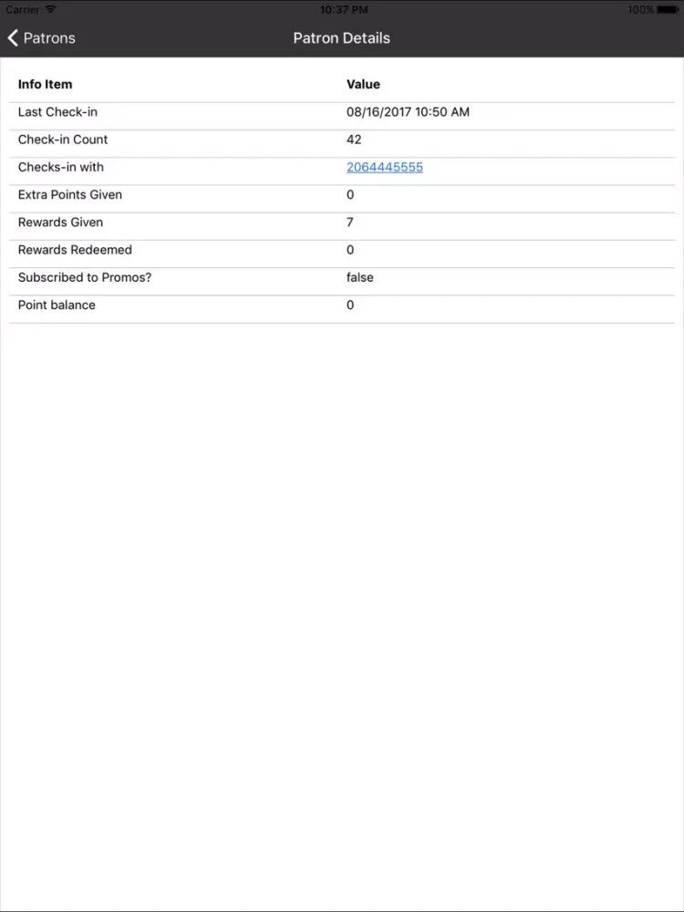 Скриншоты Dashboard for Instaloyal iPad 