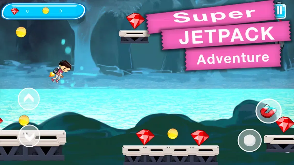 Zrzuty ekranu Super Adventure Jetpack World