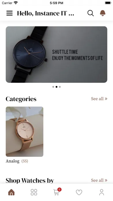 Capturas de pantalla de Onex watches