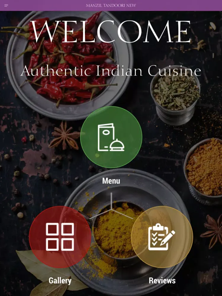 Capturas de pantalla de Manzil Tandoori iPad 