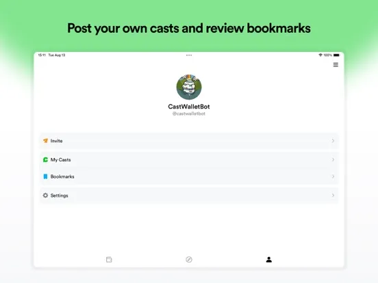 CastWallet iPad 应用截图