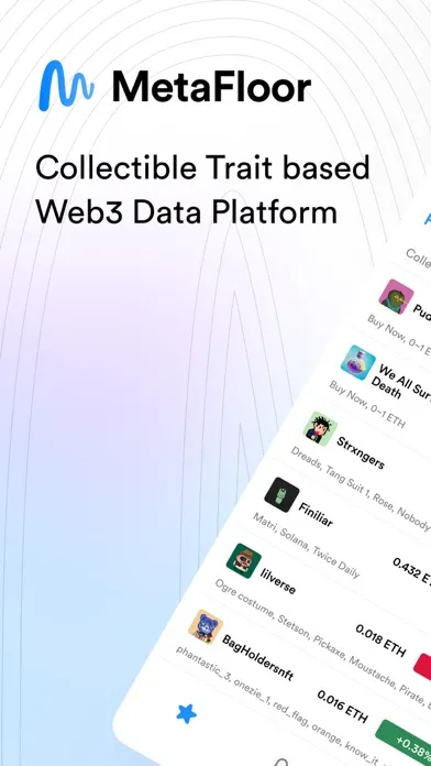 MetaFloor - Web3 Data Platform Screenshots