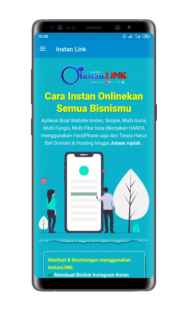 Zrzuty ekranu Instan App Link