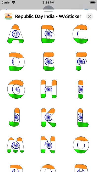Republic Day India - WASticker Screenshots