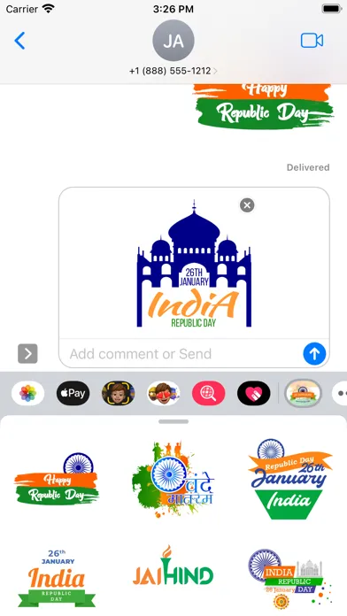 Republic Day India - WASticker Screenshots