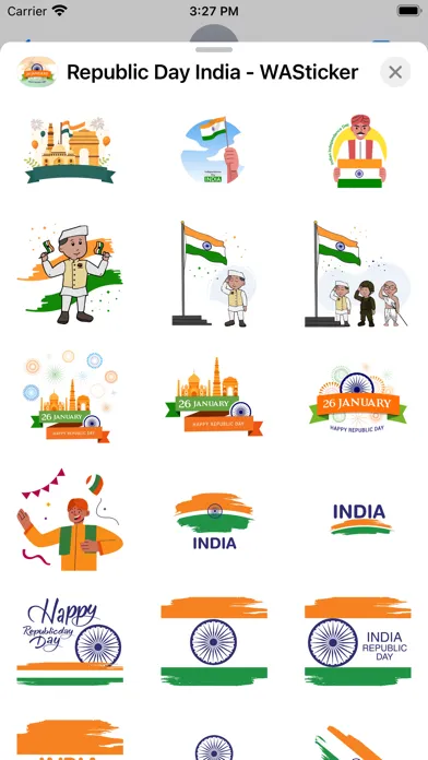 Republic Day India - WASticker Screenshots