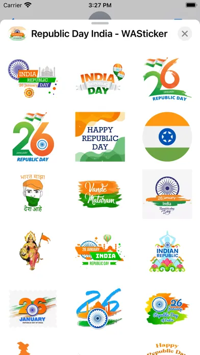 Republic Day India - WASticker Screenshots