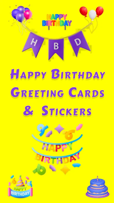 Capturas de tela do Birthday Photo Frames - WA