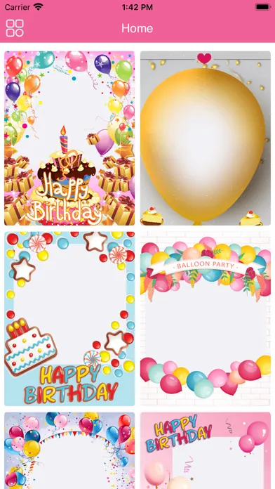 Capturas de tela do Birthday Photo Frames - WA