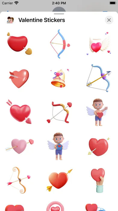 Скриншоты Valentine Stickers - WASticker