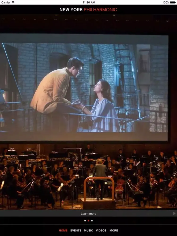 New York Philharmonic iPad  Ekran Görüntüleri