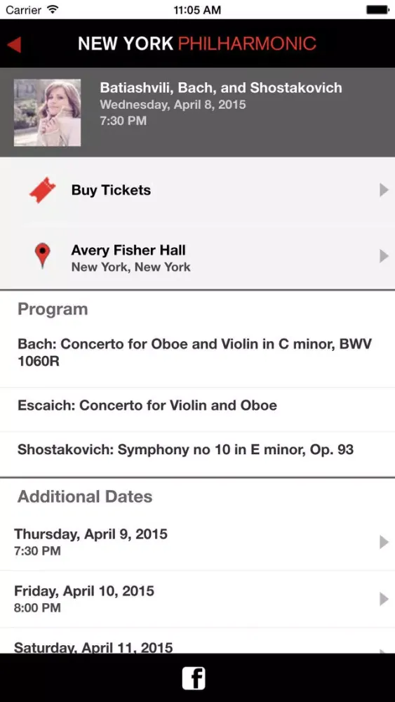 New York Philharmonic Ekran Görüntüleri