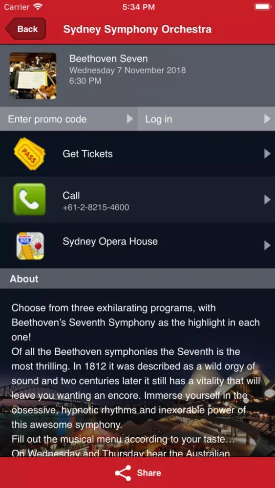 Sydney Symphony Orchestra应用截图