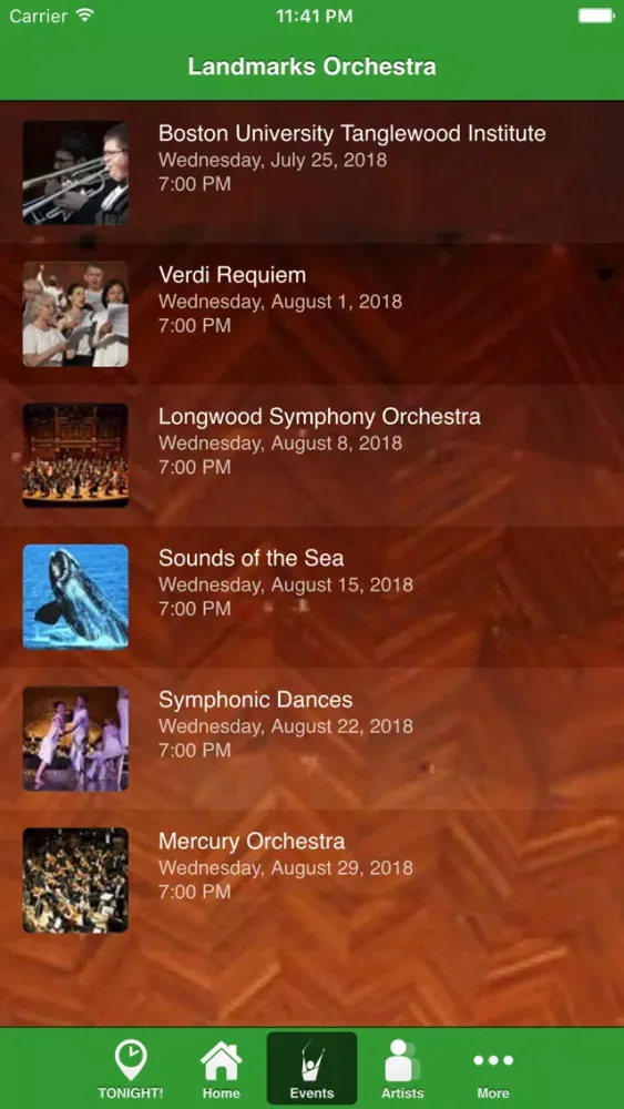 Capturas de pantalla de Boston Landmarks Orchestra
