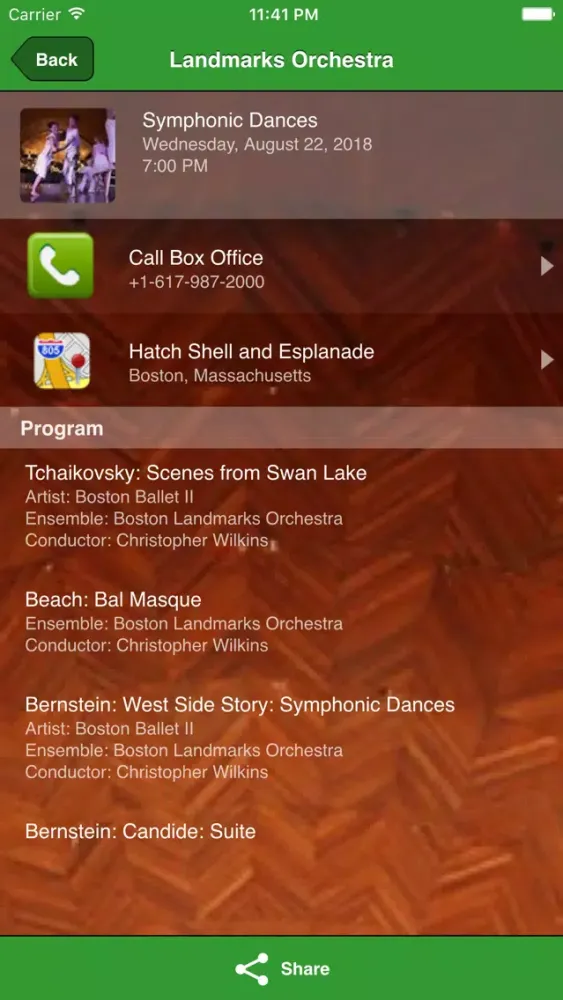 Capturas de pantalla de Boston Landmarks Orchestra