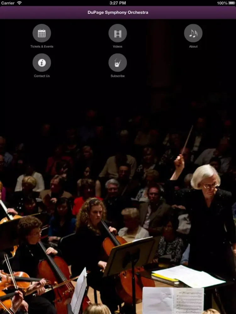 تصاویر DuPage Symphony Orchestra iPad 