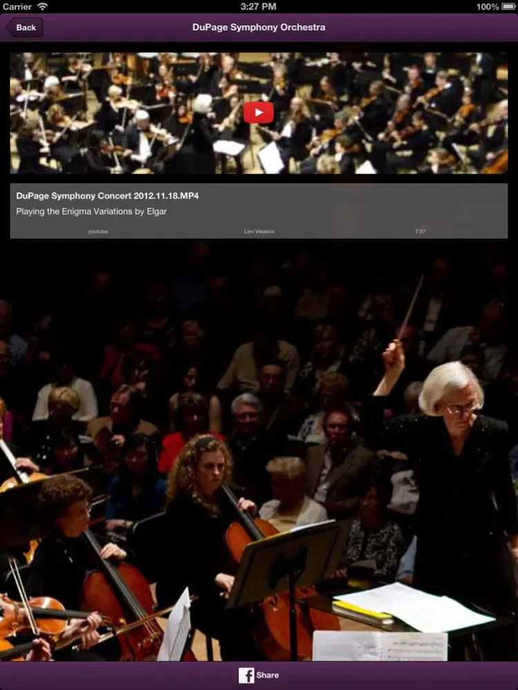 تصاویر DuPage Symphony Orchestra iPad 