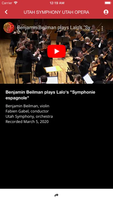 Utah Symphony | Utah Opera Ekran Görüntüleri