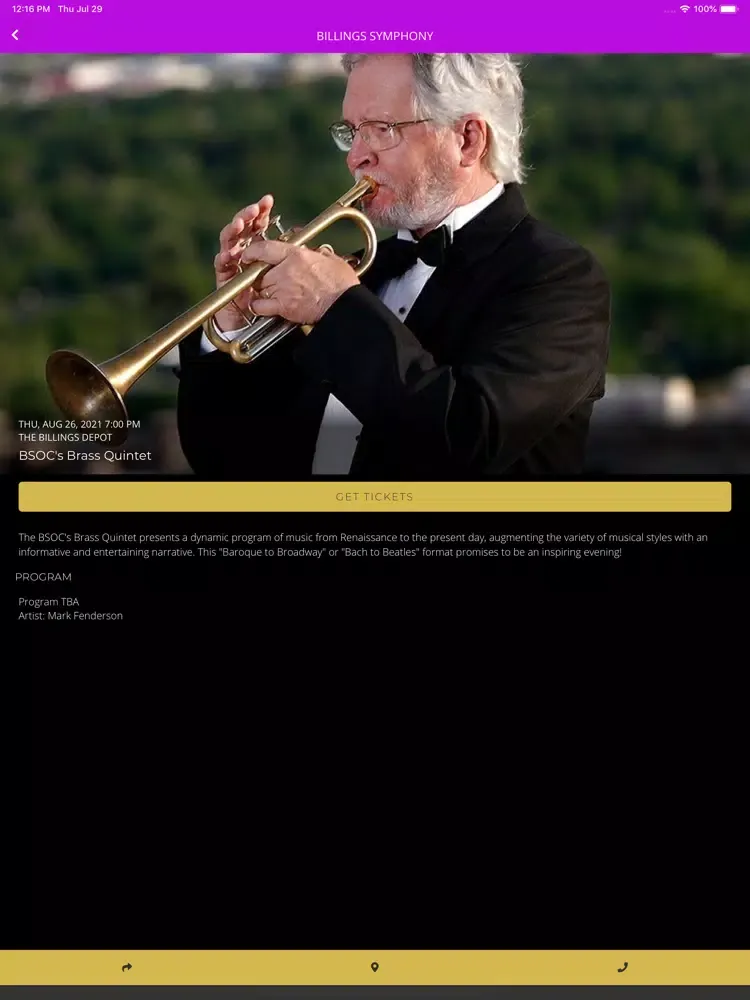 صور Billings Symphony Orchestra iPad 