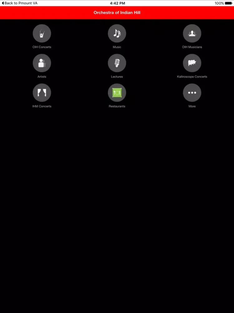 Capturas de tela do Orchestra of Indian Hill iPad 