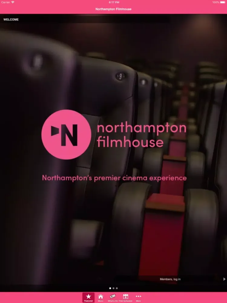 Northampton Filmhouse iPad  Screenshots