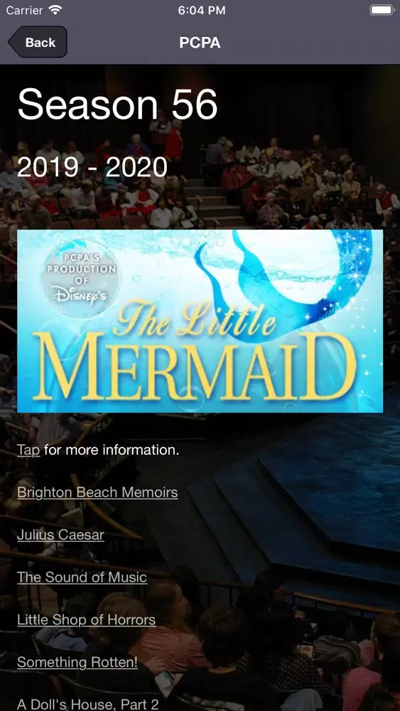 Pacific Conservatory Theatre Screenshots
