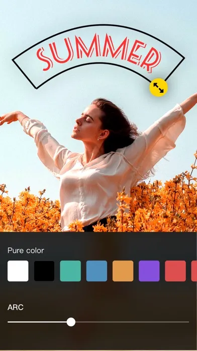 InFont-Text on Photos & Videos سکرین شاٹس