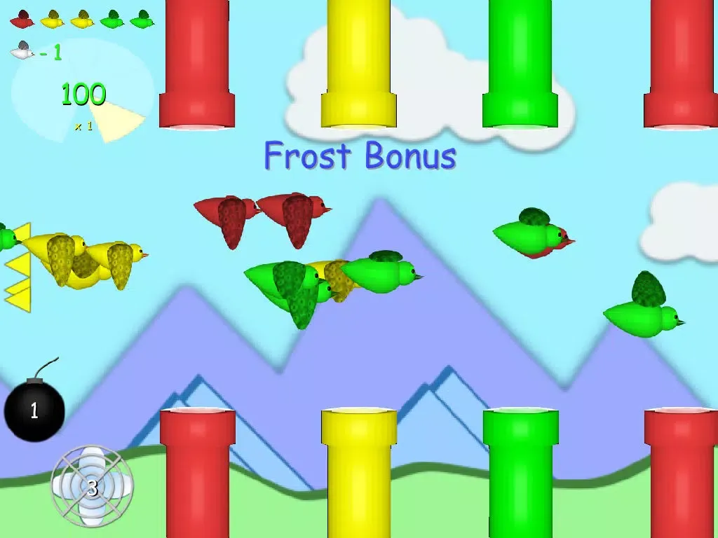 Flappy Flock: Pipes Strike Back iPad  Screenshots
