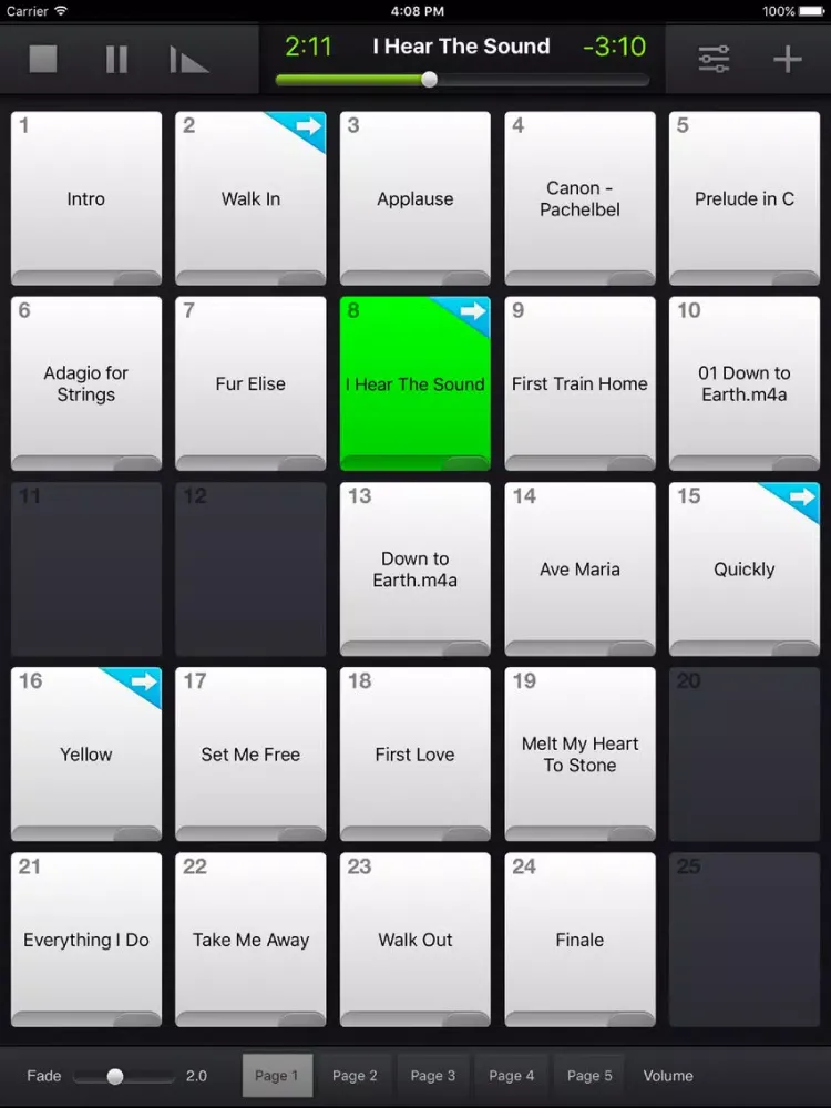 SoundCue iPad  스크린샷