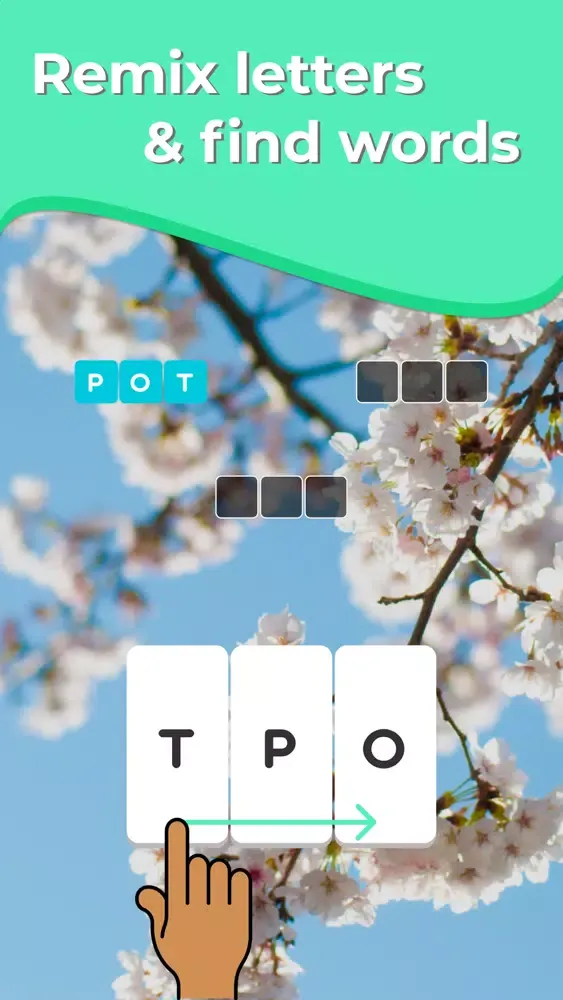 ภาพหน้าจอของ Word Remix : Shuffle Puzzle