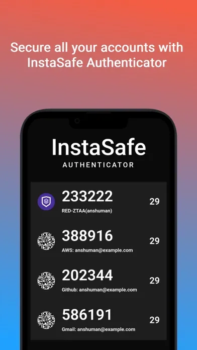 Screenshot di InstaSafe Authenticator