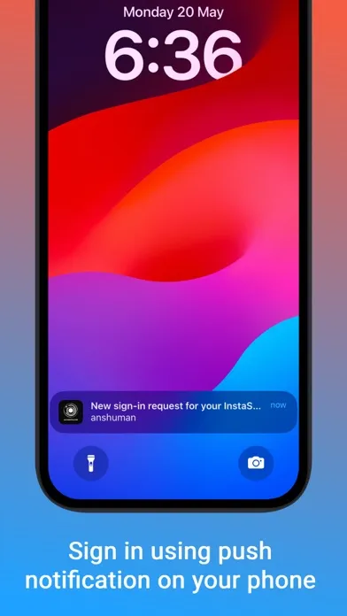 Screenshot di InstaSafe Authenticator