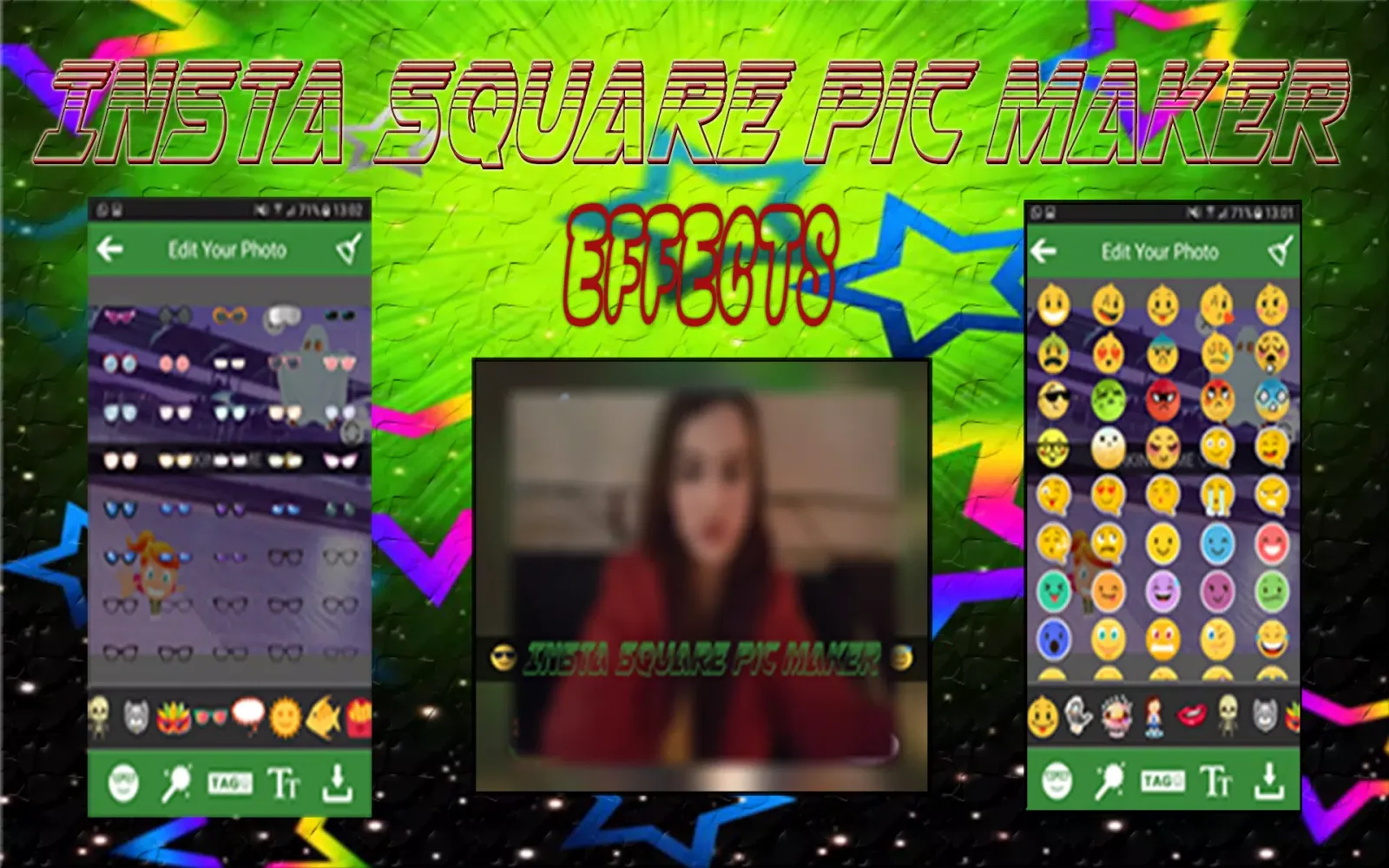 Captures d'écran de Insta Square Pic Maker