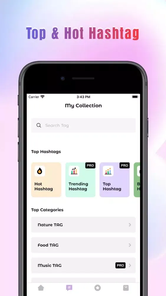 InsTracker +Trending Tag Screenshots
