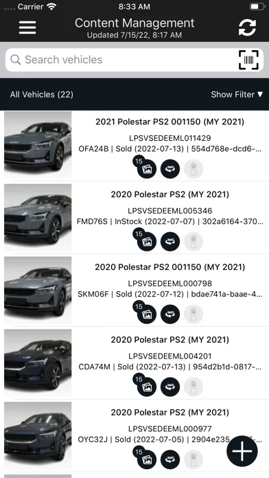 Ảnh chụp màn hình của InstaVid360 Polestar