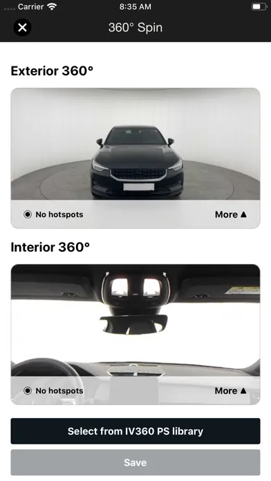 Ảnh chụp màn hình của InstaVid360 Polestar