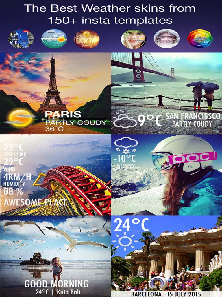 Insta WeatherCamera iPad  Screenshots