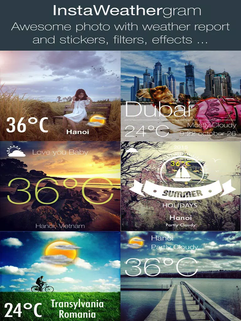 Insta WeatherCamera iPad  Screenshots