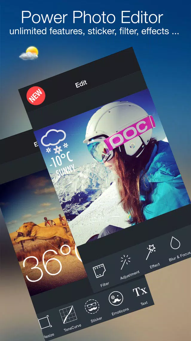 Insta WeatherCamera Screenshots