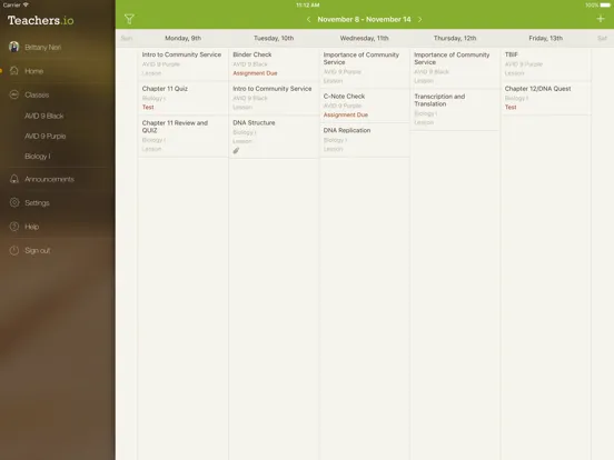 ภาพหน้าจอของ Teachers.io iPad 