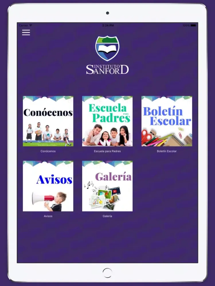 Capturas de pantalla de Instituto Sanford iPad 