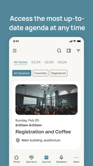 Capturas de pantalla de Instructure Events