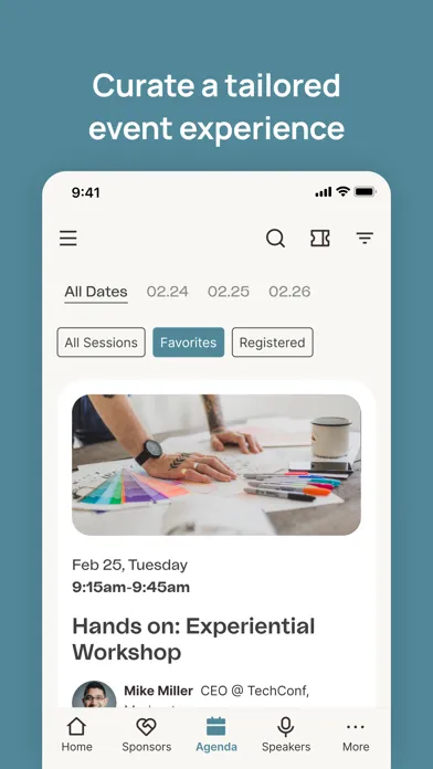 Capturas de pantalla de Instructure Events