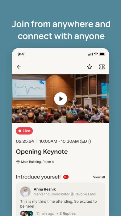 Capturas de pantalla de Instructure Events