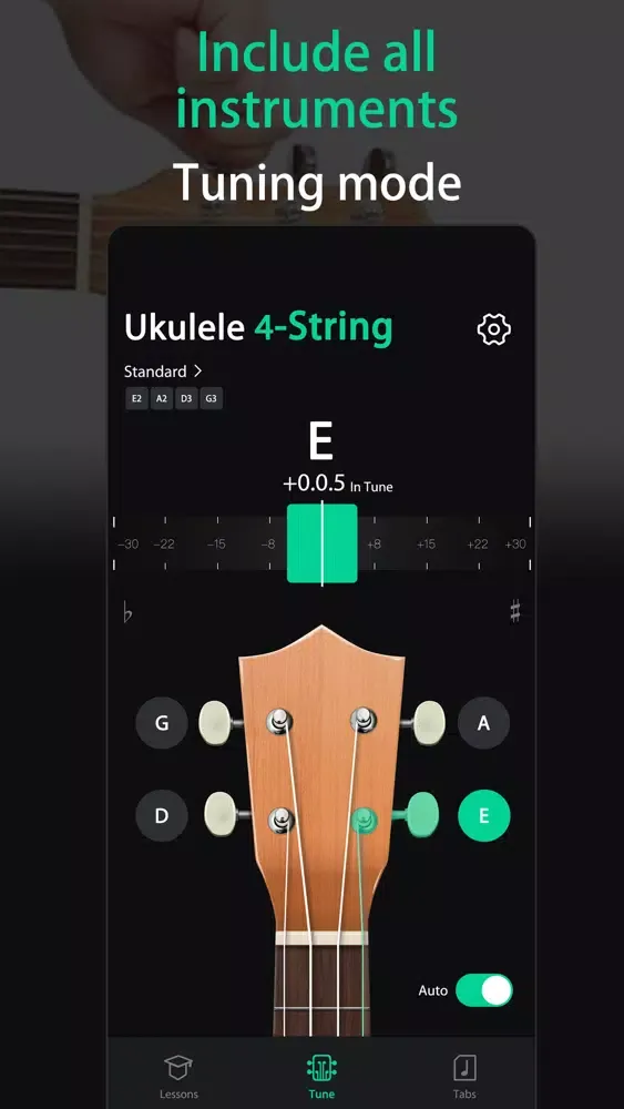 instrument tuner - guitar bass Screenshots