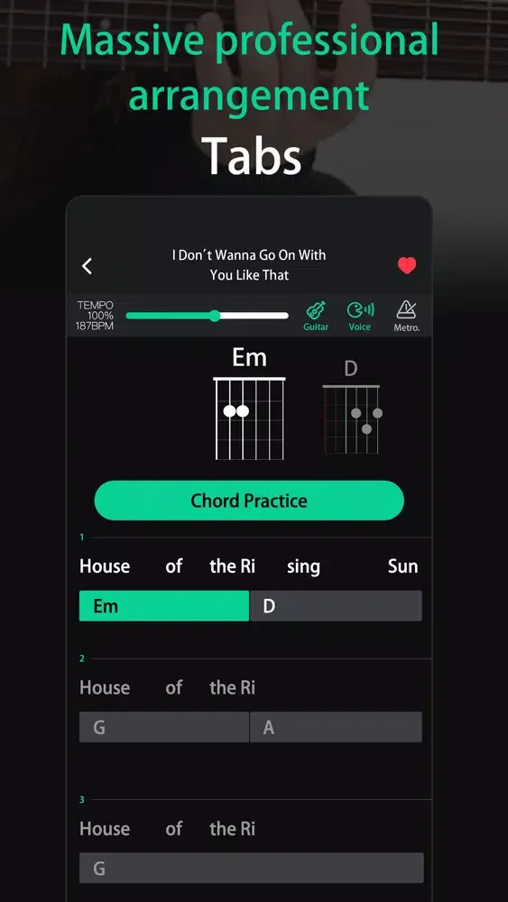 instrument tuner - guitar bass Screenshots