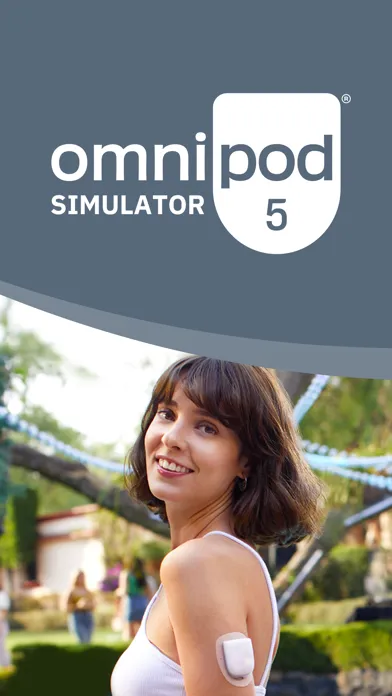 Tangkapan skrin Omnipod® 5 Simulator
