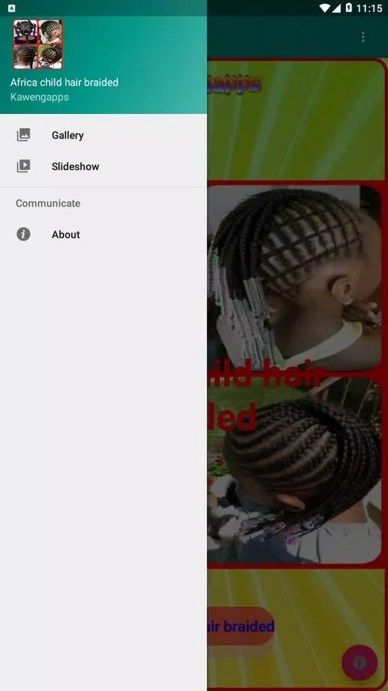 Africa child hair braided应用截图
