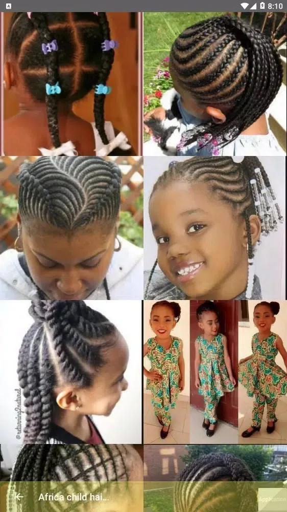 Africa child hair braided应用截图